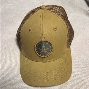 Brown Mesh Trucker Hat
